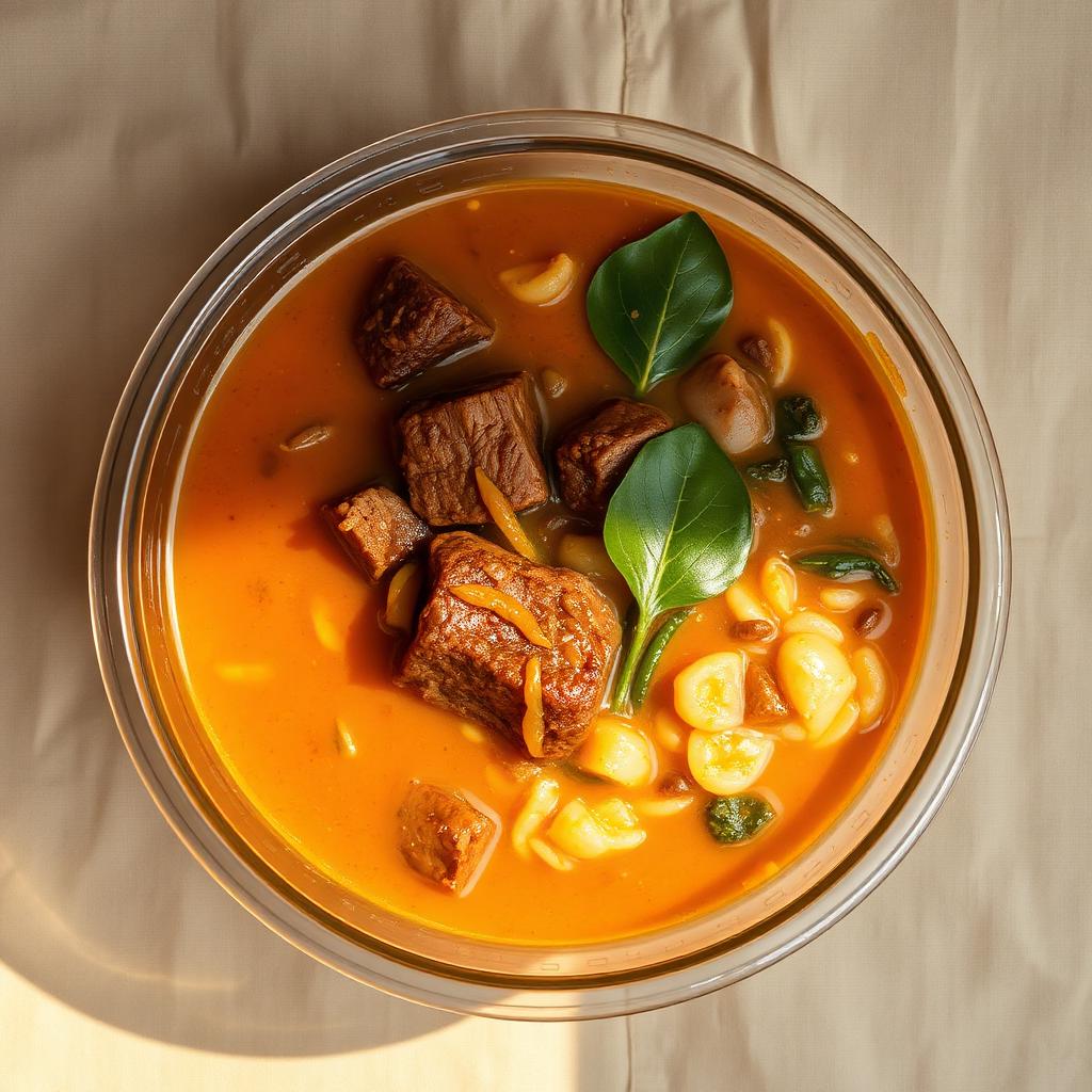 Egusi Soup + Pounded Yam